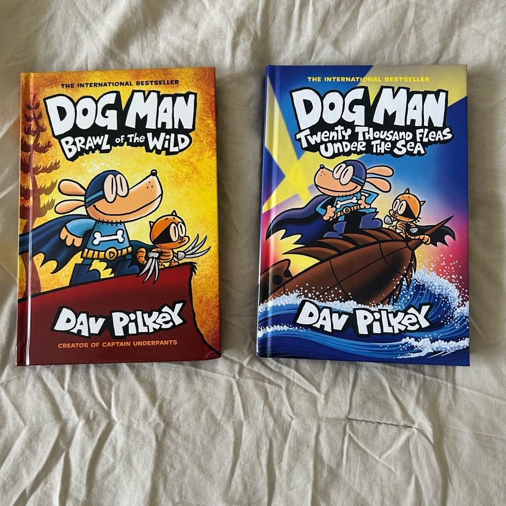 2 Dog Man books